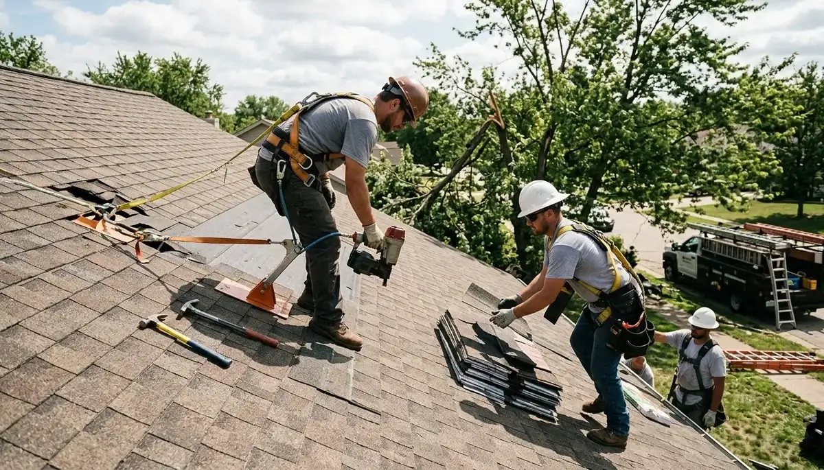 Storm damage restoration team in Elizabeth, NJ providing 24/7 water damage repair for homes