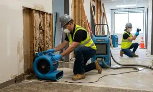 Structural drying equipment for water damage restoration in Elizabeth, NJ homes