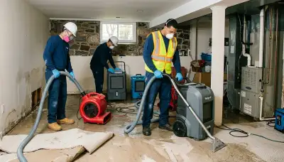 Water damage restoration team in Elizabeth, NJ serving local homes and businesses