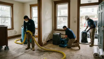 Water damage restoration team in Elizabeth, NJ serving homes and businesses
