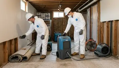 Water damage restoration team in Elizabeth, NJ providing emergency cleanup and repairs