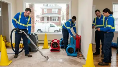 Water damage restoration team serving Elizabeth, NJ for fast property cleanup and repairs