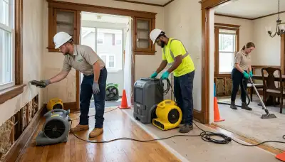 Water damage restoration team serving Elizabeth, NJ for emergency cleanup and repairs