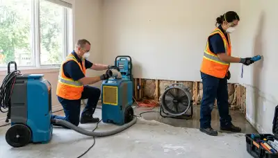 Water damage restoration team serving homes in Elizabeth, NJ after flooding and storm moisture