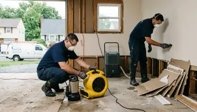 Water damage restoration team serving Elizabeth, NJ for emergency cleanup and repairs