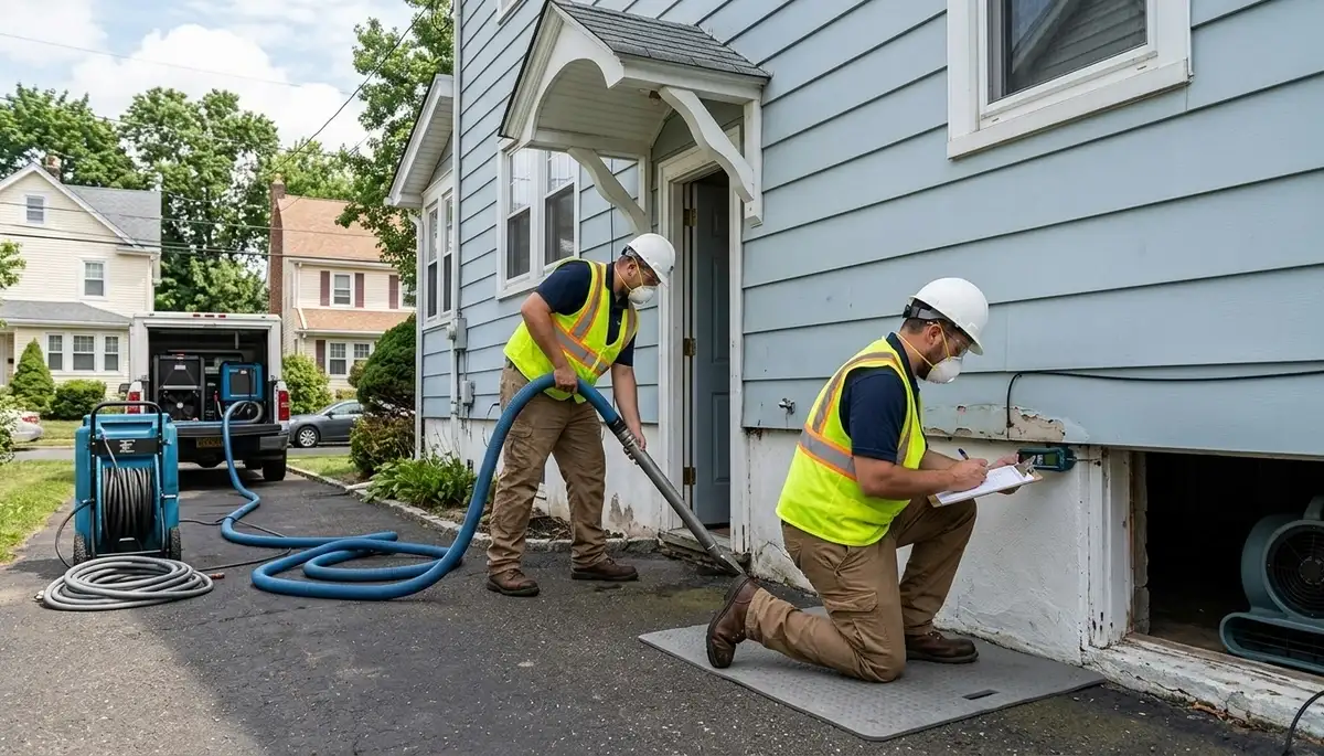 Water damage restoration team serving Elizabeth, NJ for fast cleanup and repair
