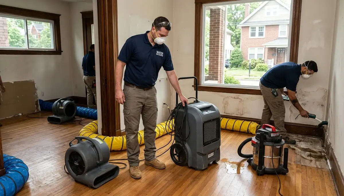 Water damage restoration team serving Elizabeth, NJ for fast cleanup and repair
