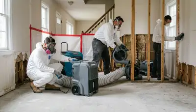 Water damage restoration team serving Elizabeth, NJ for emergency cleanup and repair