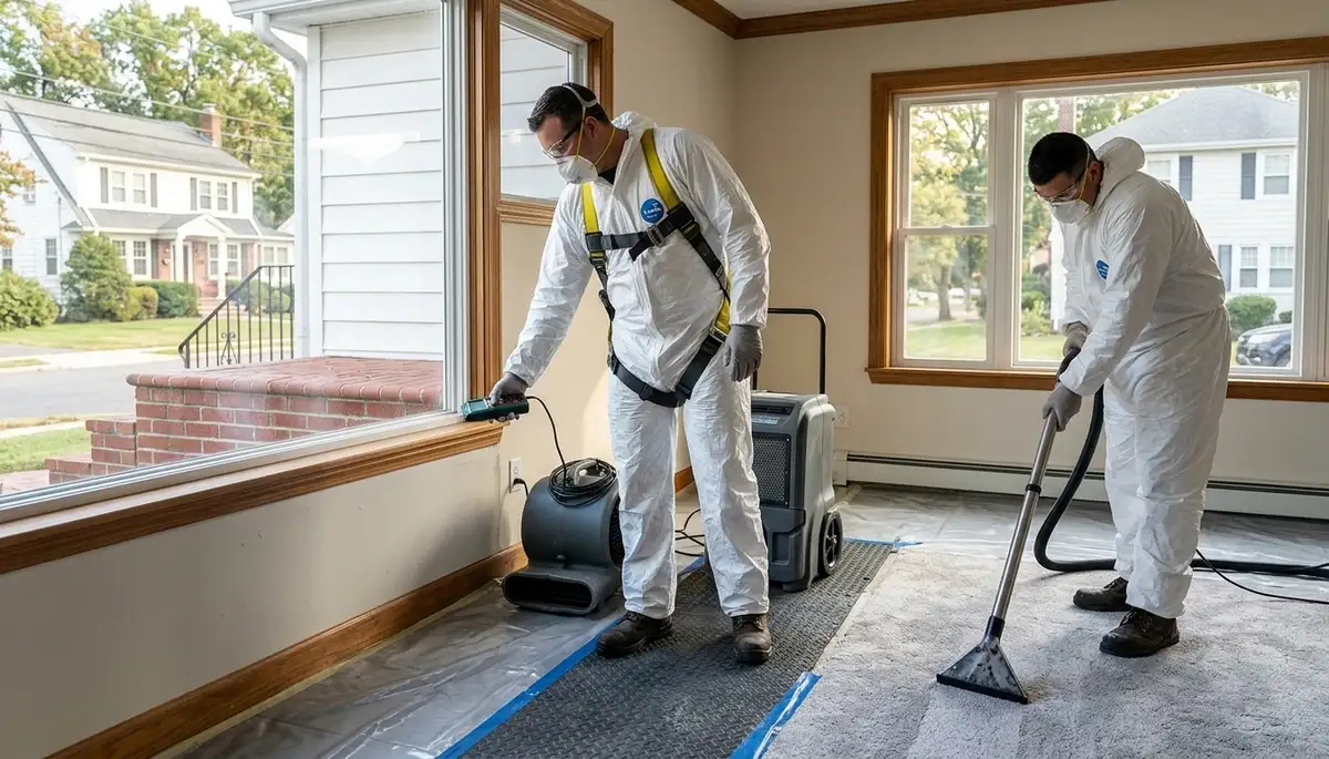Water damage restoration team serving Elizabeth, NJ for fast cleanup and repair